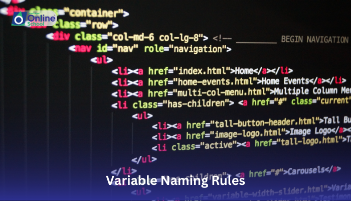 Lesson 05: Variable Naming Rules